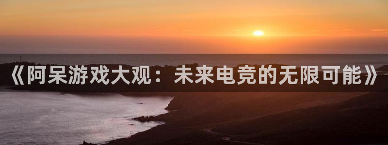 杜邦娱乐Ii：《阿呆游戏大观：未来电竞的无限可能》