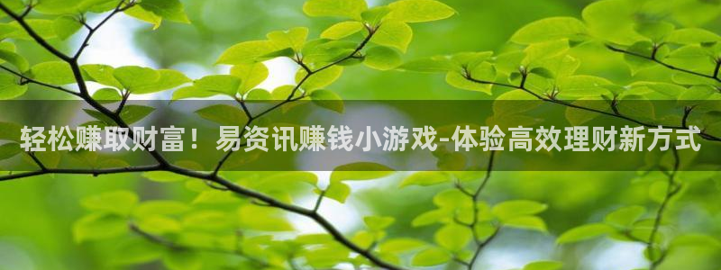 杜邦娱乐登录网址：轻松赚取财富！易资讯赚钱小游戏-体验高效理